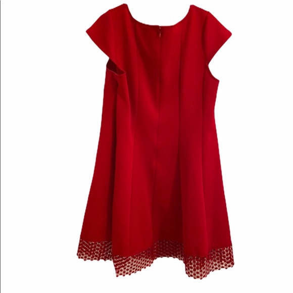 Lane Bryant Red Scuba Dress Size 14 - Picture 2 of 5